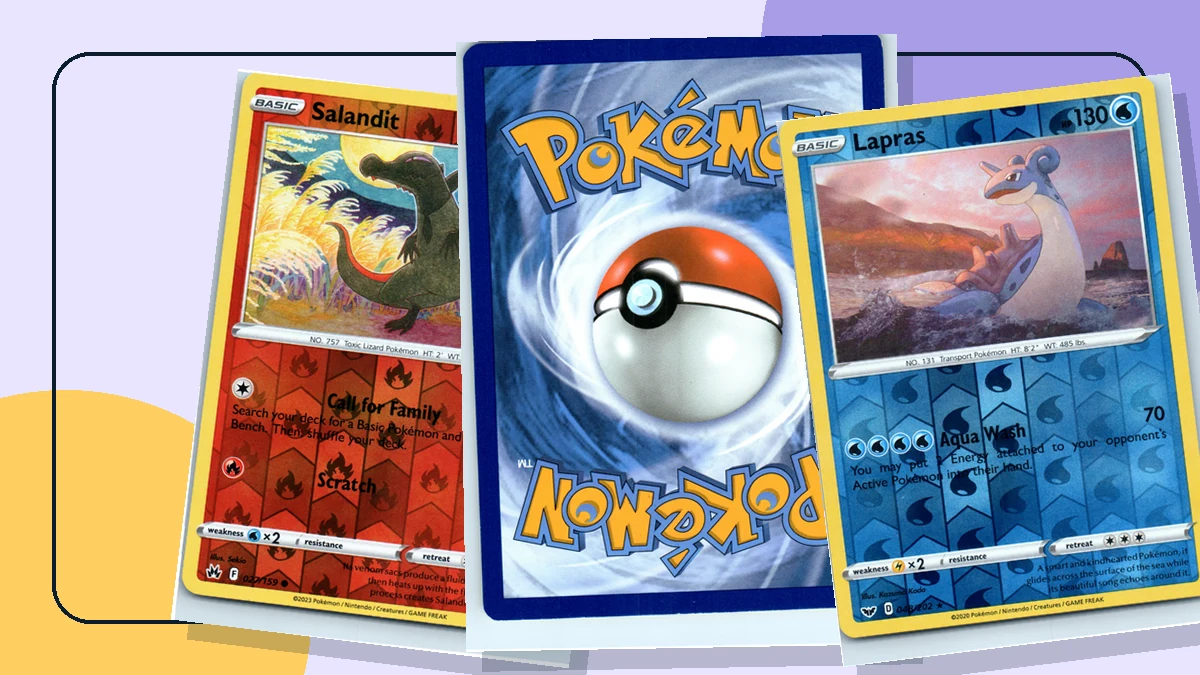 Pokémon cards arranged for a guide to PSA grading costs