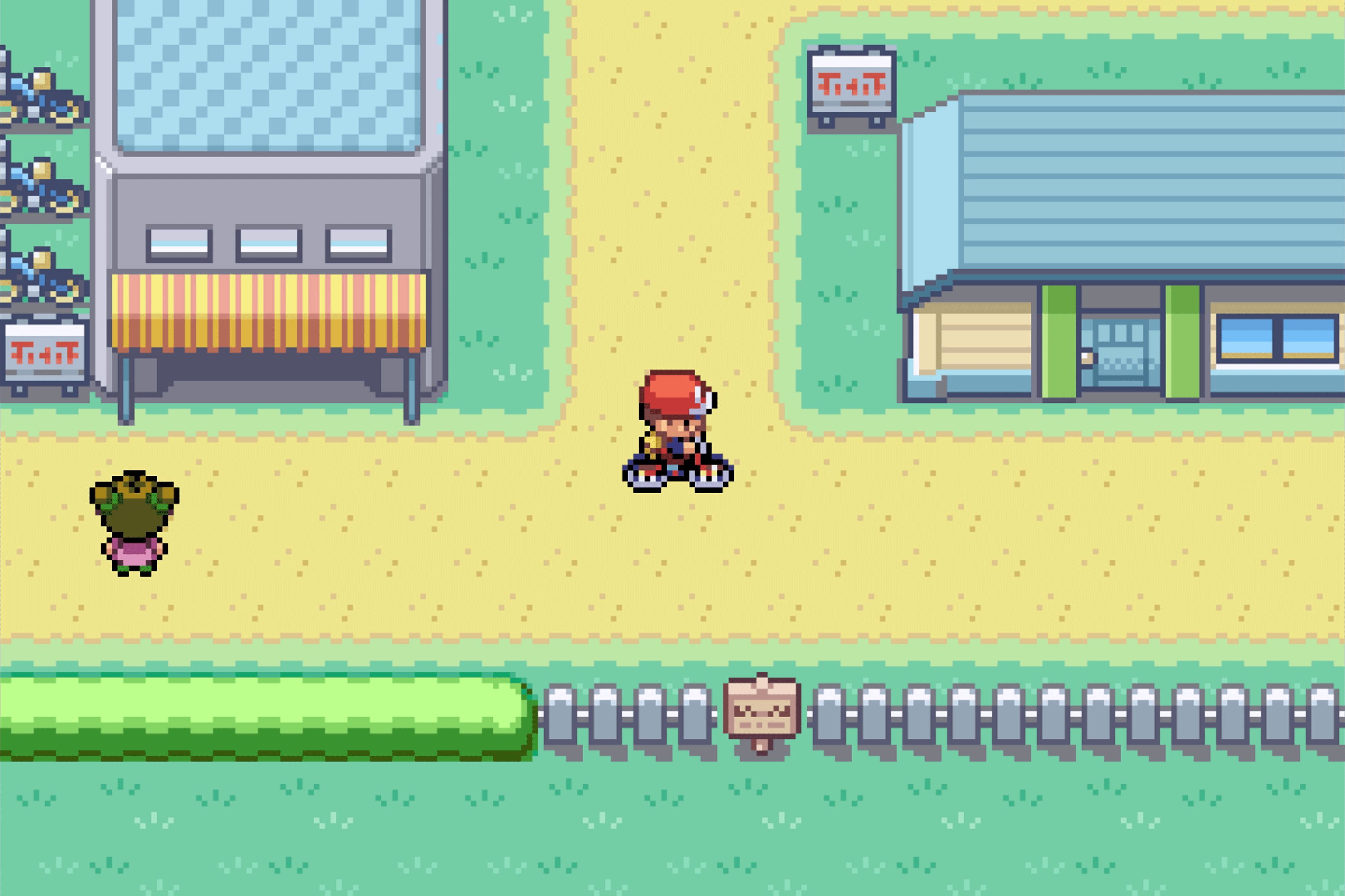 Battle screen from Pokémon FireRed Version and Pokémon LeafGreen Version on Nintendo Switch